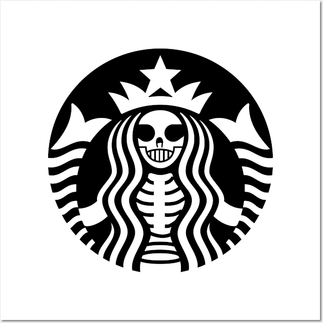 Starbucks Skeleton Wall Art by unique_design76